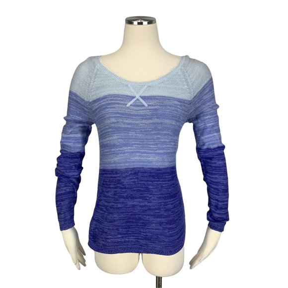 Old Navy Small Sweater Purple Blue Ombre - Picture 1 of 5